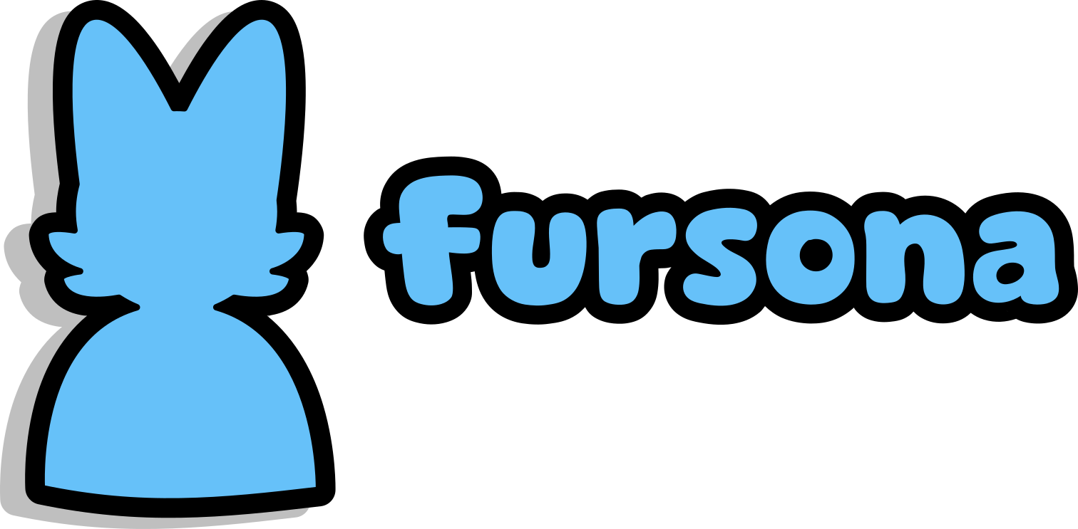 an icon of a faceless avatar with fox ears, there's text beside it that reads "fursona"